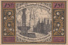  Бона. Германия. Люнебург 75 пфеннигов 1921 год (вариант 2). Нотгельд. (XF) 