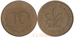 ФРГ. 10 пфеннигов 1982 год. (J)