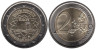  Бельгия. 2 евро 2007 год. 50 лет подписания Римского договора. 
