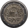  Бельгия. 2 евро 2007 год. 50 лет подписания Римского договора. 