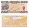 Бона. Гвинея 100 франков 2012 год. Женщина. (XF-AU) 