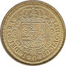  Испания. Монетовидный жетон. 8 эскудо 1724 год. 