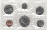  Канада. Набор монет 1970 год. Официальный годовой набор. (6 штук)  