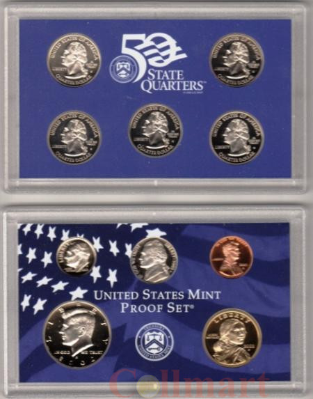  США. Набор монет (10 монет) 2002 год. Proof 