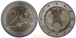 Германия. 2 евро 2011 год. Федеральный орёл. (A)