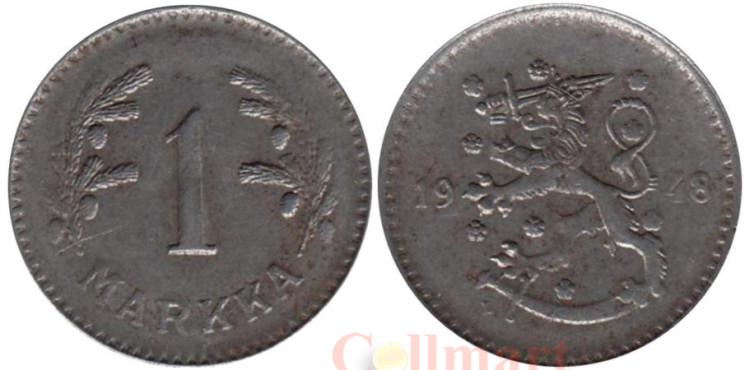  Финляндия. 1 марка 1948 год. 