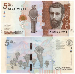 Бона. Колумбия 5000 песо 2017 год. Хосе Асунсьон Сильва. (Пресс)