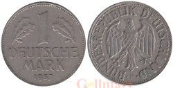 Германия (ФРГ). 1 марка 1957 год. Герб. (F)