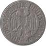  Германия (ФРГ). 1 марка 1957 год. Герб. (F) 