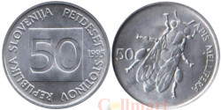 Словения. 50 стотинов 1995 год. Пчела.
