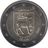  Латвия. 2 евро 2025 год. Исторические области Латвии - Селия. 