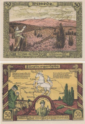 Бона. Германия. Зольтау 50 пфеннигов 1921 год. Вильзеде. Нотгельд. (XF)