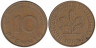  ФРГ. 10 пфеннигов 1983 год. (J) 
