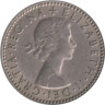  Великобритания. 6 пенсов 1961 год. 