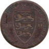  Джерси. 1/24 шиллинга 1911 год. Георг V. 