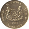  Сингапур. 5 центов 1995 год. Монстера деликатесная. 