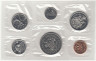  Канада. Набор монет 1971 год. Официальный годовой набор. (6 штук) 