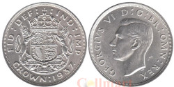 Великобритания. 1 крона 1937 год. Коронация Короля Георга VI.
