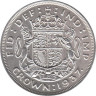  Великобритания. 1 крона 1937 год. Коронация Короля Георга VI. 